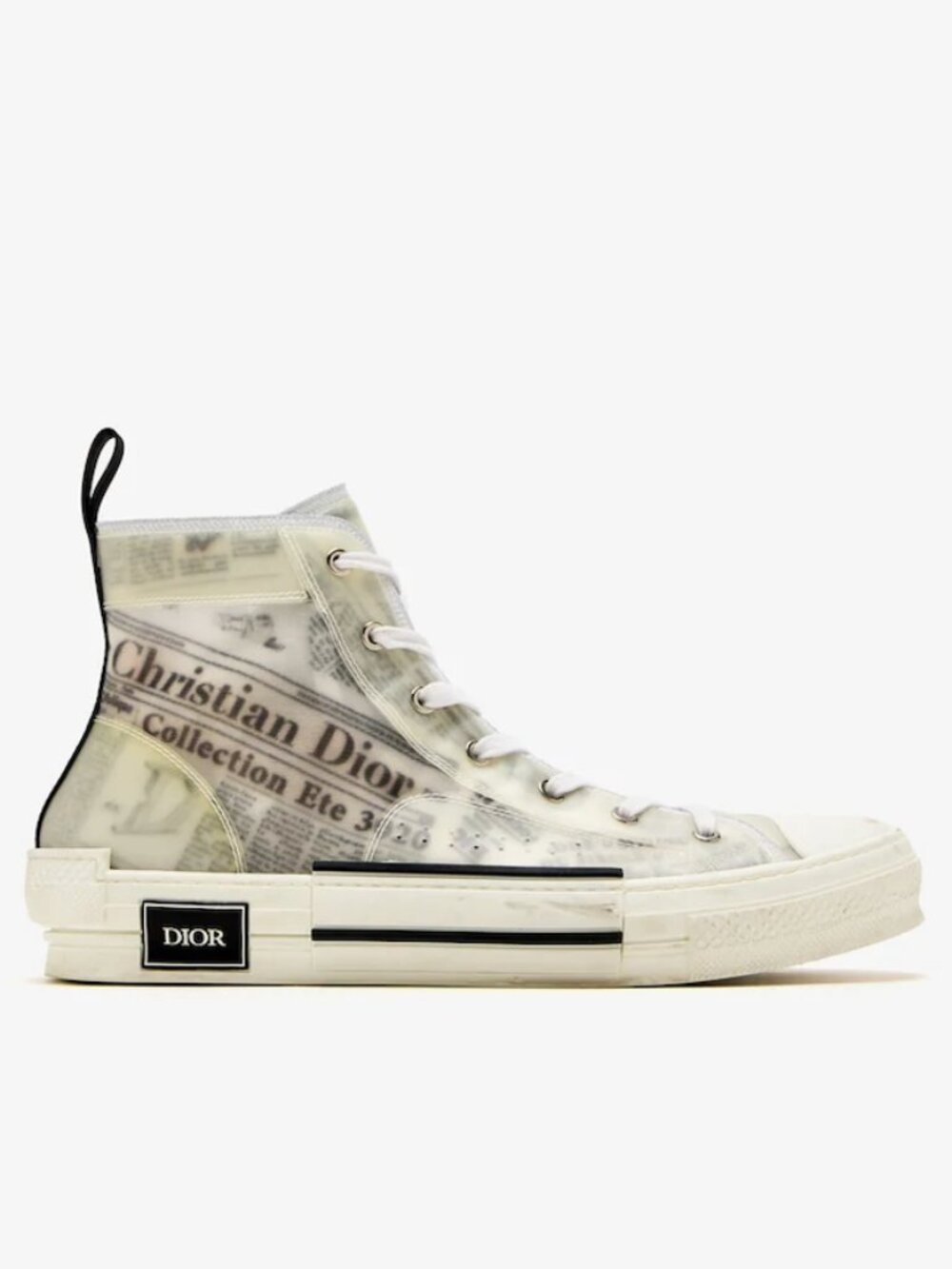 Dior B23 High 'Newsprint' Sneakers